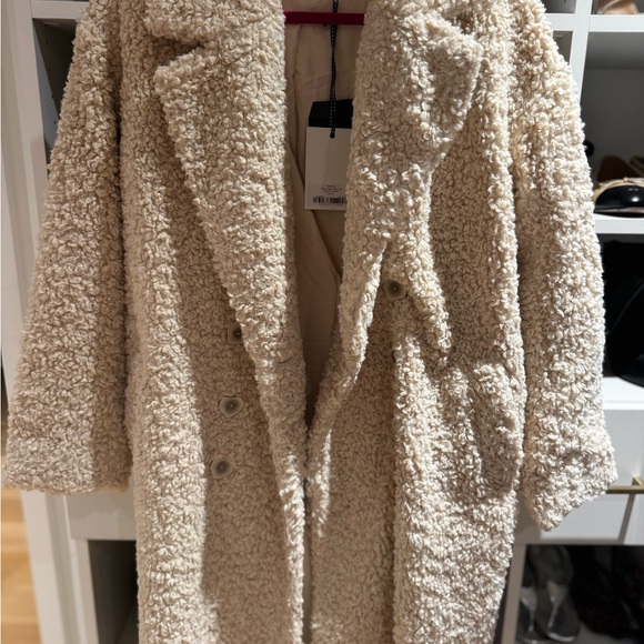 Aje Cream Teddy Jacket - Picture 3 of 5